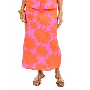NEW IVY JANE women's daisy skirt in mango